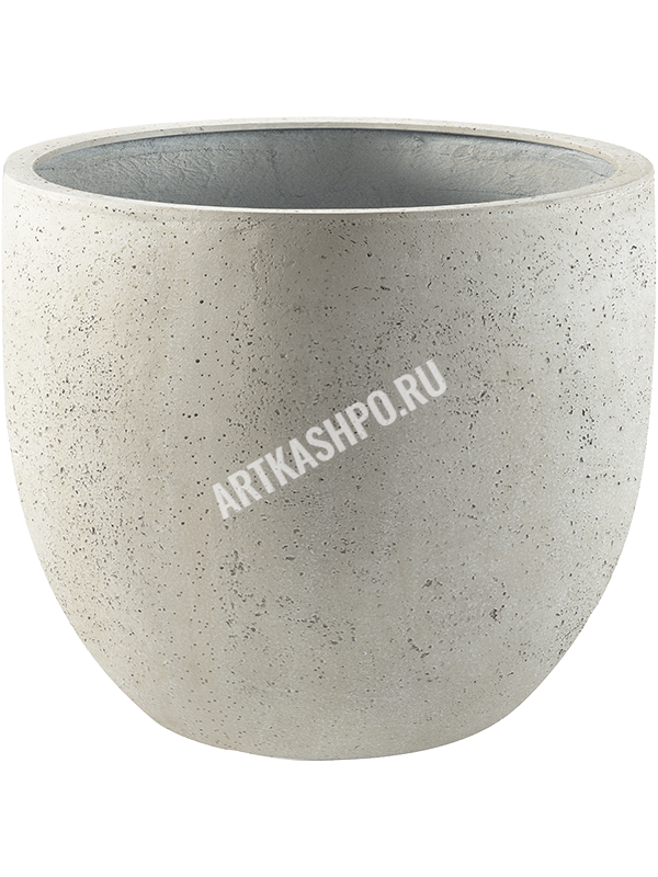 Кашпо Grigio New Egg Pot Antique White Concrete