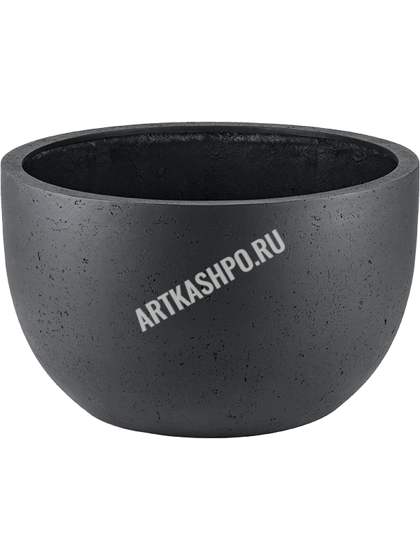 Кашпо Grigio New Egg Pot Low Anthracite Concrete