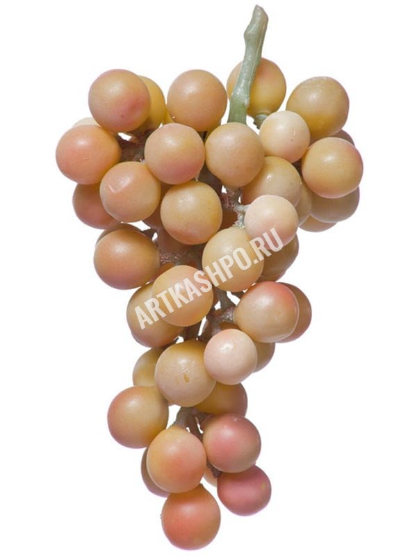 Виноград крупный круглый зелёно-розовый гроздь искусственная