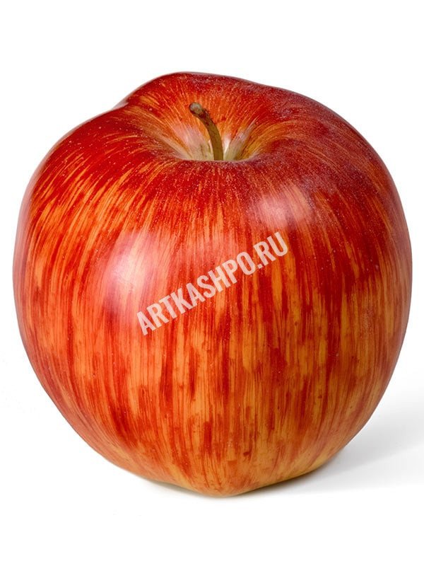 Яблоко красно-жёлтое искусственное