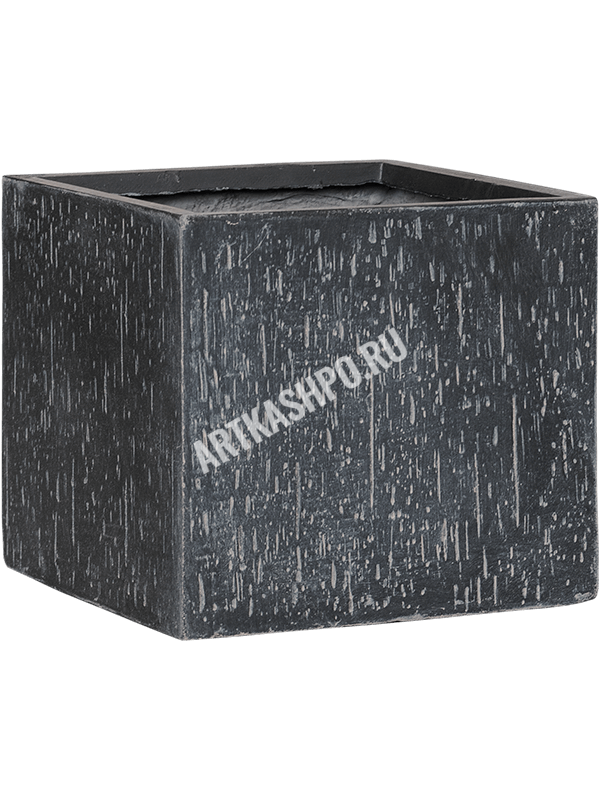 Кашпо Baq Raindrop Cube Anthracite