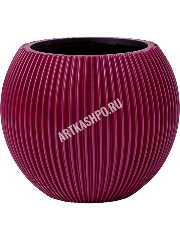 Кашпо Capi Nature Groove Special Vase Ball Purple