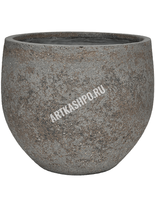 Кашпо Cement & Stone Mini Orb L Dioriet Grey