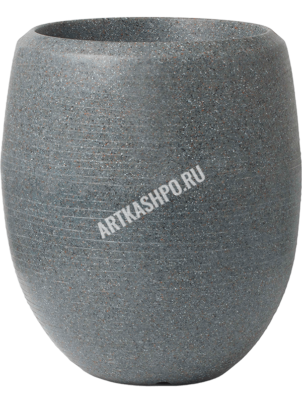 Кашпо Capi Arc Granite Vase Elegant Deluxe Anthracite