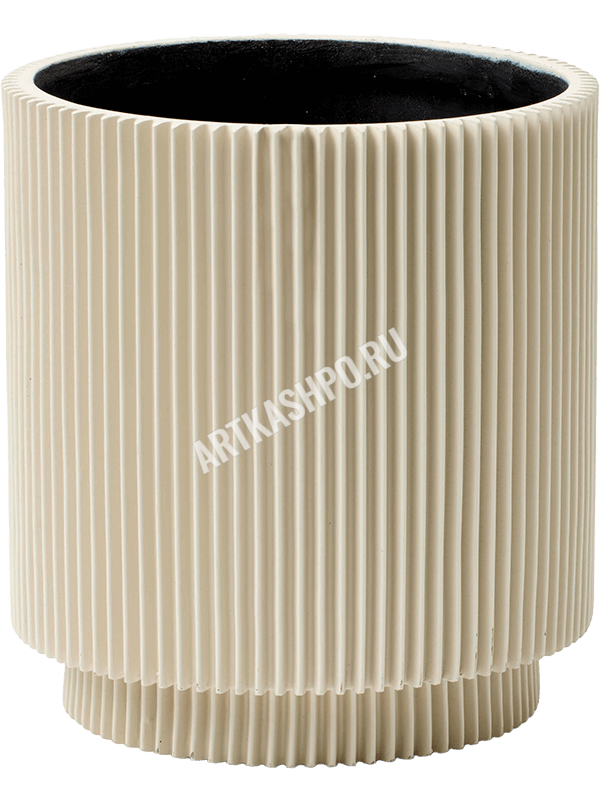Кашпо Capi Nature Groove Special Vase Cylinder Beige