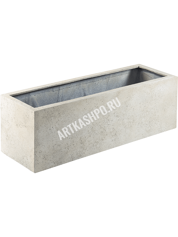 Кашпо Grigio Small Box Antique White Concrete