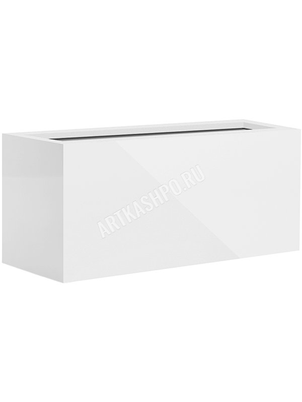 Кашпо Argento Box Shiny White