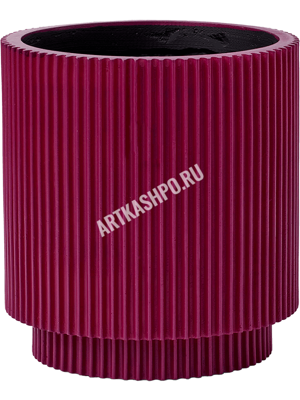 Кашпо Capi Nature Groove Special Vase Cylinder Purple