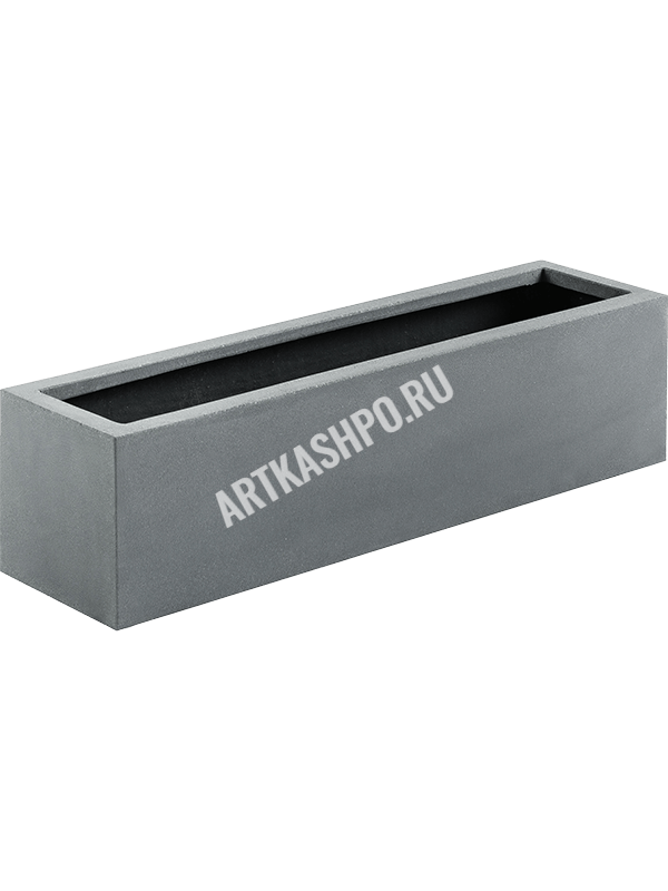 Кашпо Argento Small Box Natural Grey