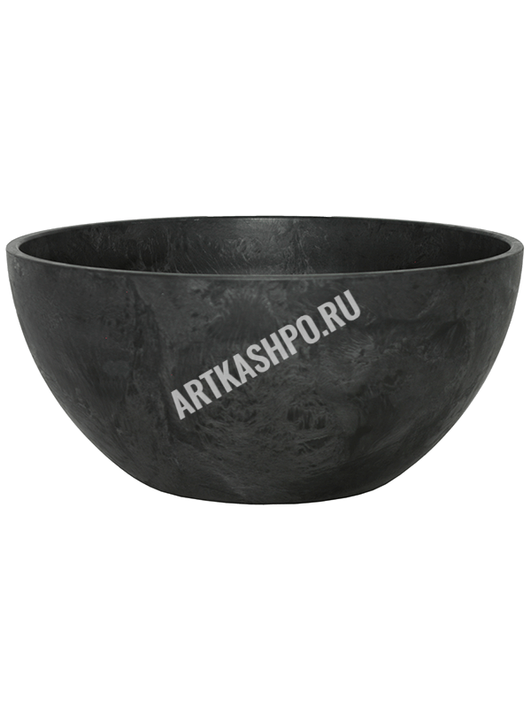 Кашпо Artstone Fiona bowl black