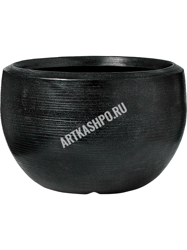 Кашпо Capi Arc Granite Vase Ball Black