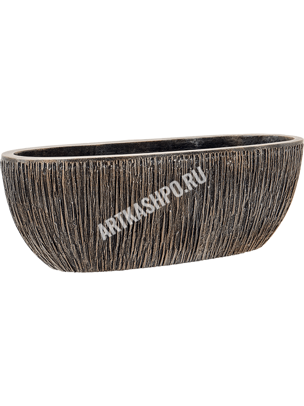 Кашпо Baq Luxe Lite Universe Waterfall Oval Bronze