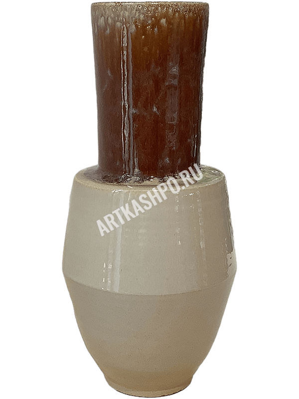 Кашпо So What Vase Reactive Natural Brown