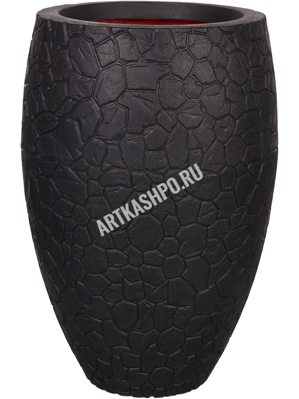 Кашпо Capi Nature Clay NL Vase Elegant Deluxe Black