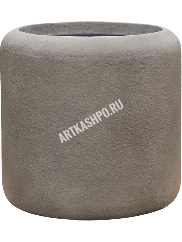 Кашпо Baq Nucast Cylinder Elephant Grey (с внутренним горшком)