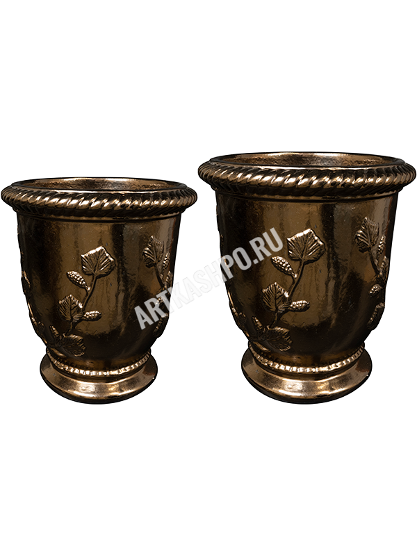 Кашпо Novell Vase Gold (комплект 2 шт.)