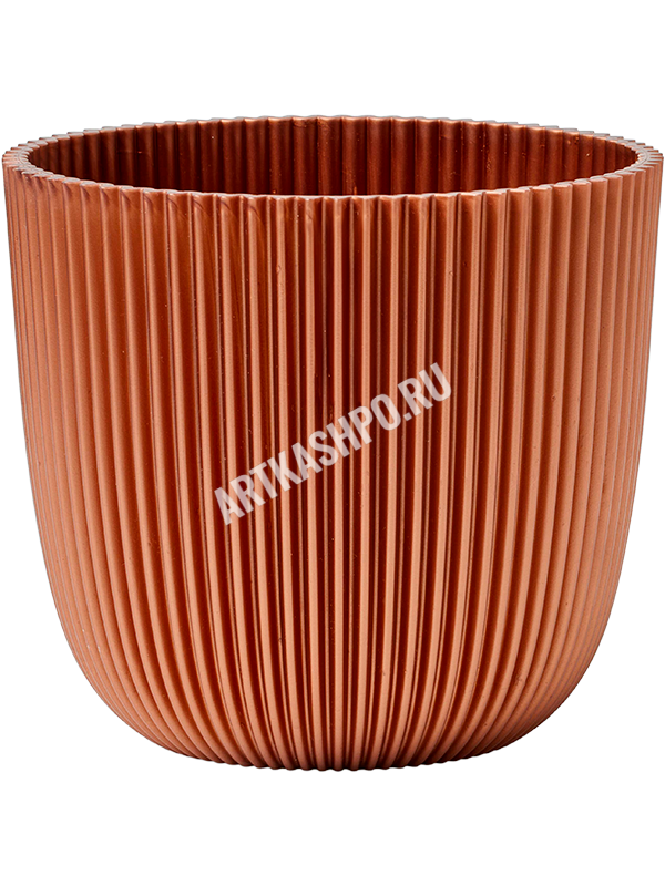 Кашпо Capi Nature Groove Made With Planter Ball Metallic Copper