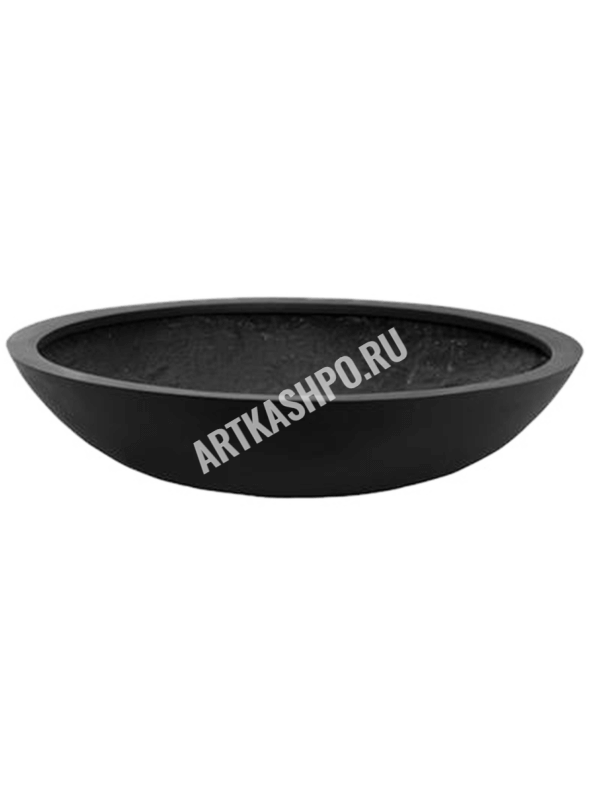 Кашпо Fiberstone Jumbo bowl S Black