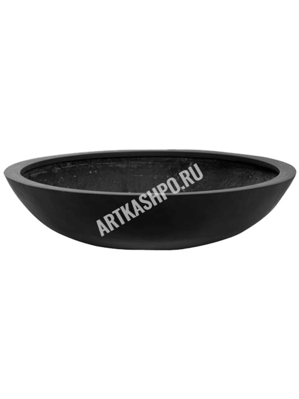 Кашпо Fiberstone Jumbo bowl M Black