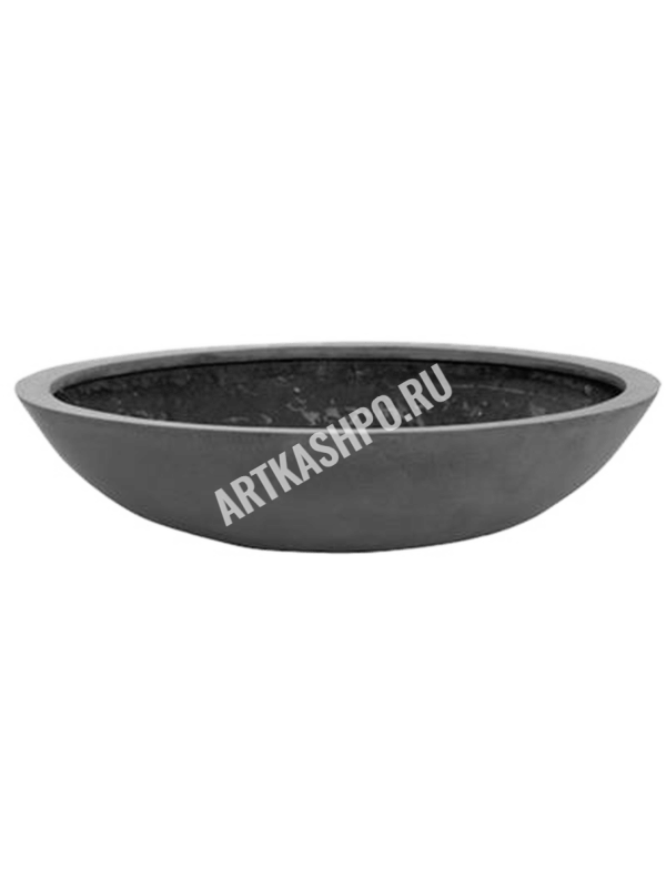 Кашпо Fiberstone Jumbo bowl S Grey