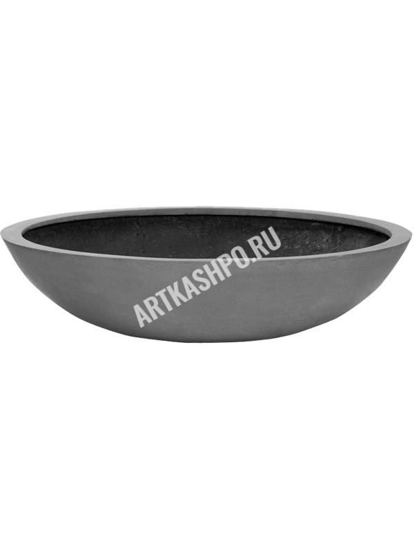 Кашпо Fiberstone Jumbo bowl L Grey