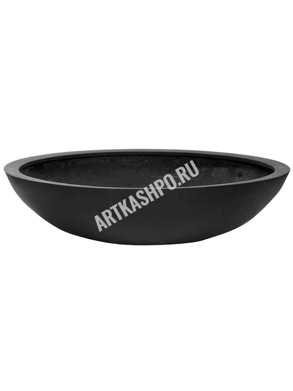 Кашпо Fiberstone Jumbo bowl L Black