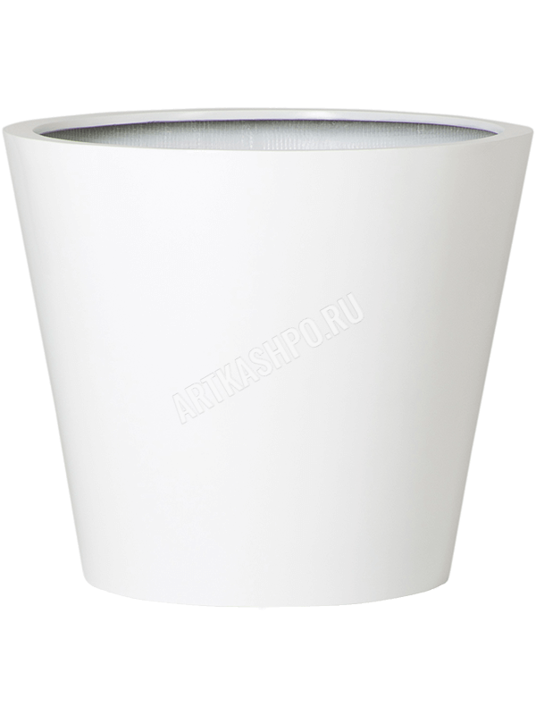 Кашпо Fiberstone Bucket XS Glossy White