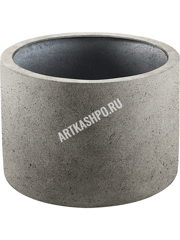 Кашпо Grigio Cylinder Natural Concrete