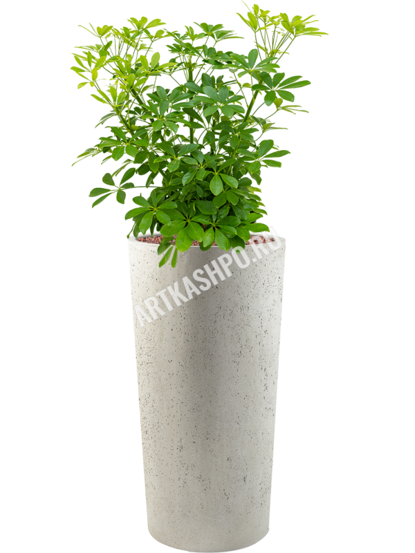 Кашпо Grigio Vase Tall Antique White Concrete