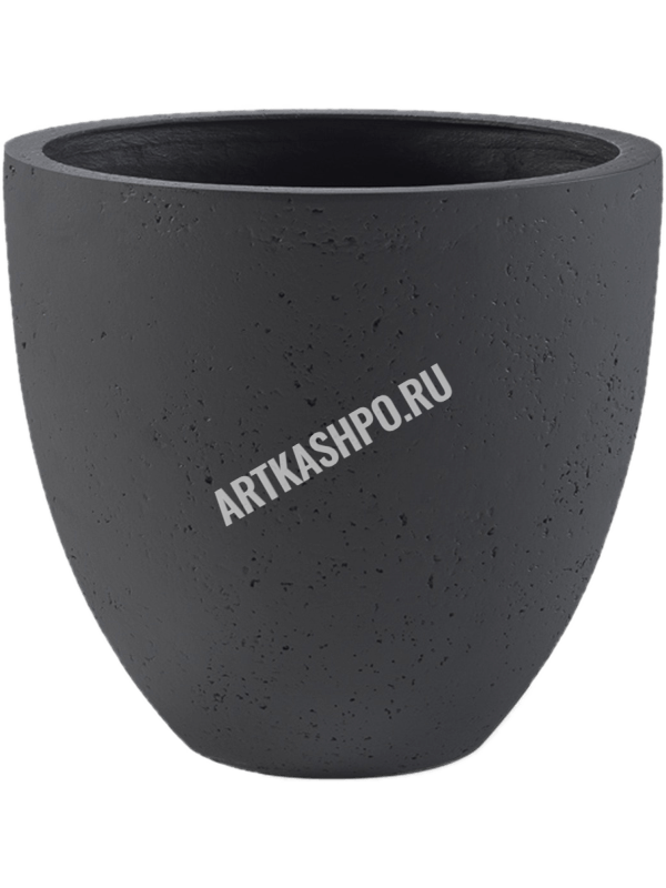 Кашпо Grigio Egg Pot Anthracite Concrete