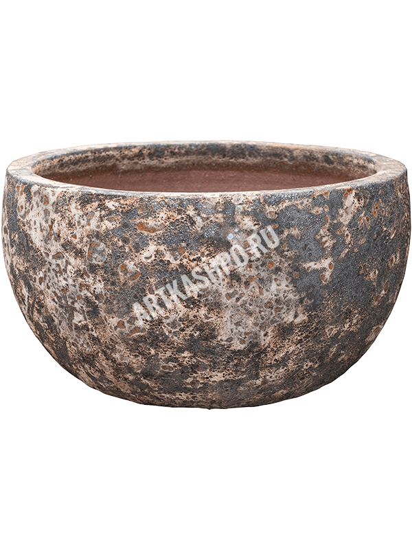 Кашпо Baq Lava Bowl relic rust metal