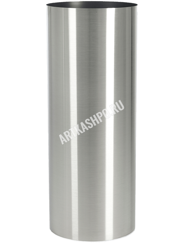 Кашпо Parel Column stainless steel brushed unlaquered on felt (1.2 мм)