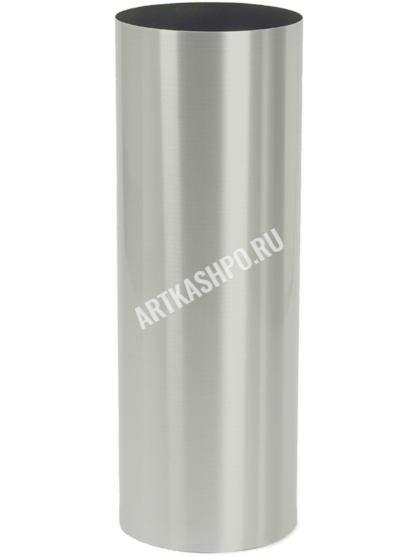 Кашпо Parel Column stainless steel brushed on felt (1.2 мм)