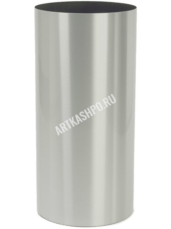 Кашпо Parel Column stainless steel brushed on felt (1.2 мм)