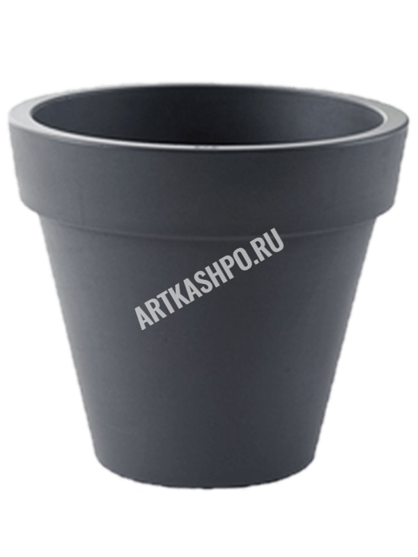 Кашпо Pure® Round Anthracite