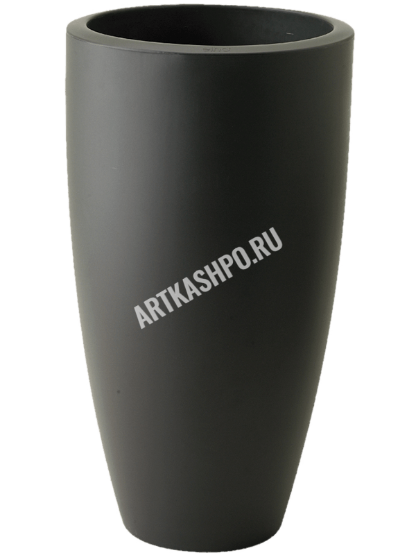 Кашпо Pure® Soft Round High Anthracite