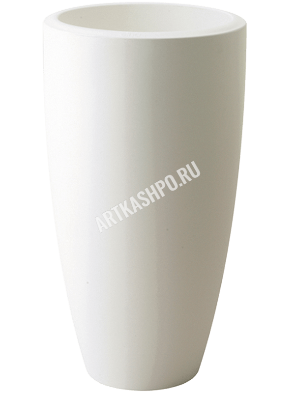 Кашпо Pure® Soft Round High White