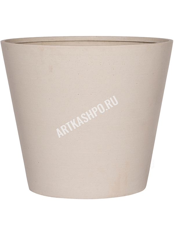 Кашпо Refined Bucket M Natural White