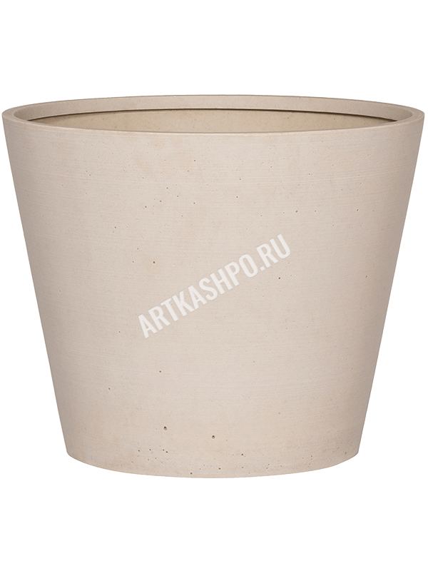 Кашпо Refined Bucket S Natural White