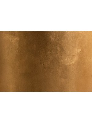 Кашпо TREEZ Effectory Metal Низкая конус-чаша Сусальное золото