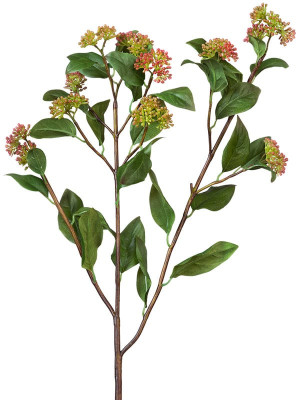 Ветка калликарпы зелёно-бордовая искусственная Ветка калликарпы зелёно-бордовая искусственная