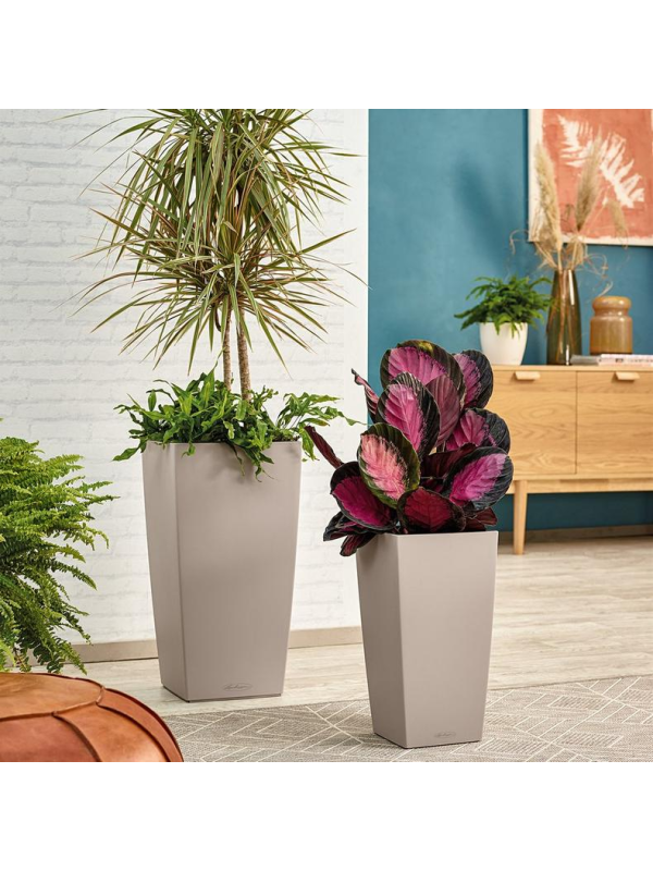 Кашпо Lechuza Cubico Color сланец 30 Кашпо Lechuza Cubico Color сланец 30