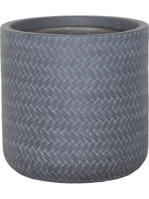 Кашпо Baq Angle Cylinder Grey