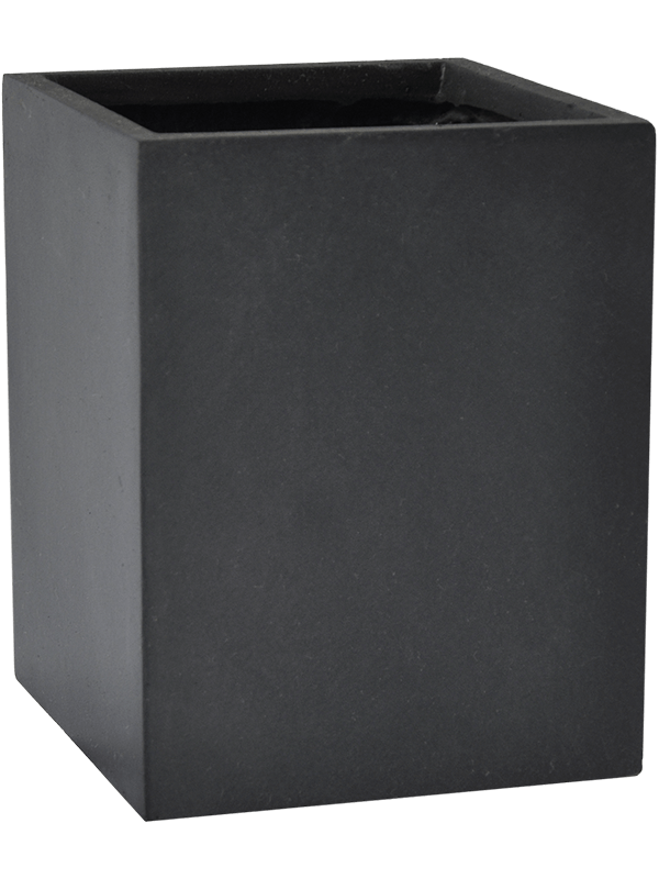 Кашпо Baq Basic Cube Dark Grey