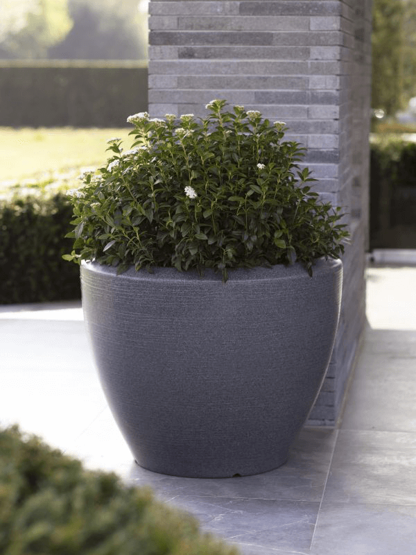 Кашпо Capi Arc Granite Planter Ball Anthracite