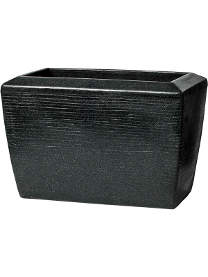 Кашпо Capi Arc Granite Planter Rectangle Black