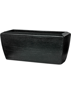 Кашпо Capi Arc Granite Planter Rectangle Black