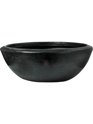 Кашпо Capi Arc Granite Bowl Low Black