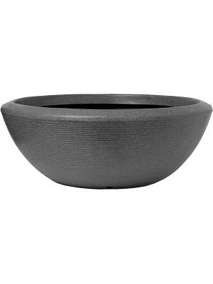 Кашпо Capi Arc Granite Bowl Low Anthracite