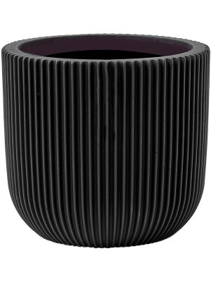 Кашпо Capi Nature Groove Planter Ball Intense Black